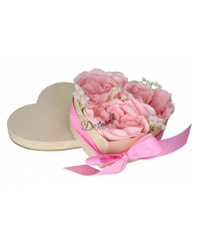 FLOWER BOX PUDEŁKO NA KWIATY SERCE DEKORACJE