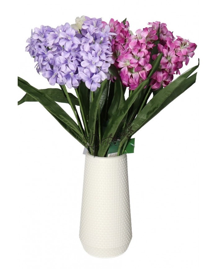 SZTUCZNE KWIATY POJEDYNCZE HIACYNT 58CM 1SZT GAŁĄZKA HIACYNTY