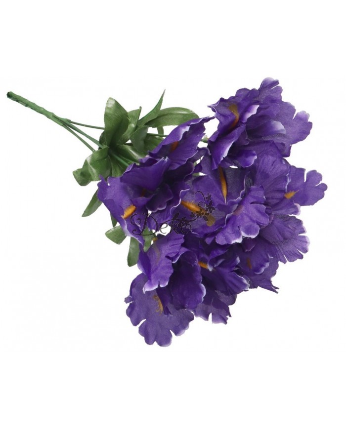 SZTUCZNE KWIATY BUKIET GAŁĄZKI GĘSTY IRYS IRYSY