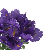 SZTUCZNE KWIATY BUKIET GAŁĄZKI GĘSTY IRYS IRYSY