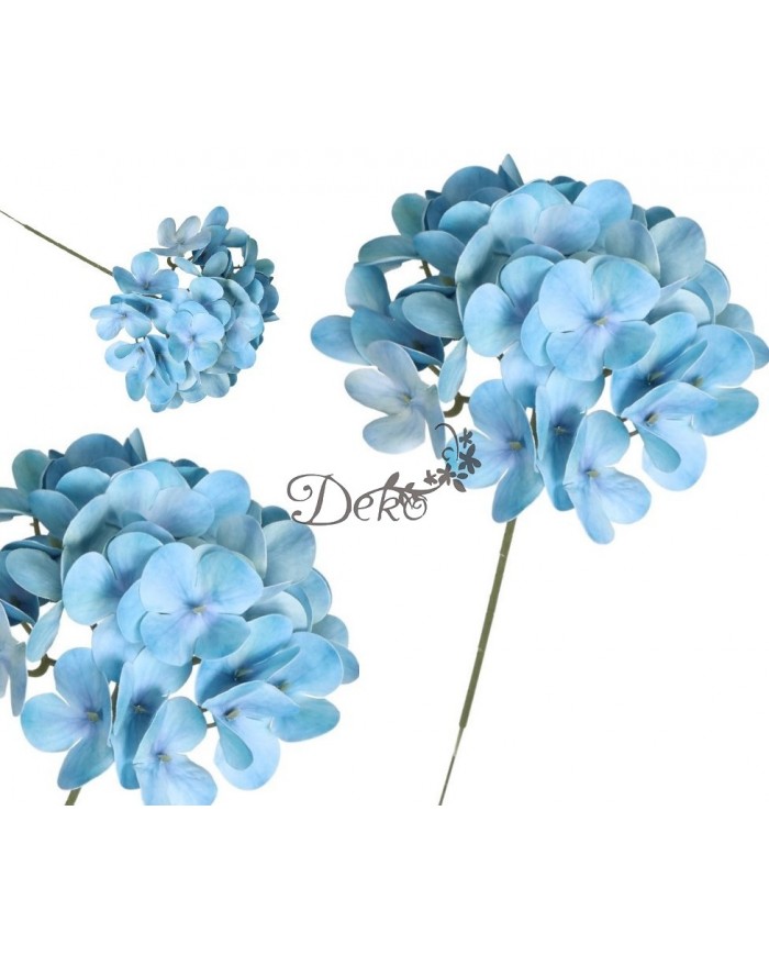 SZTUCZNE KWIATY ROŚLINY HORTENSJA POJEDYNCZA PREMIUM JAK ŻYWA 40CM