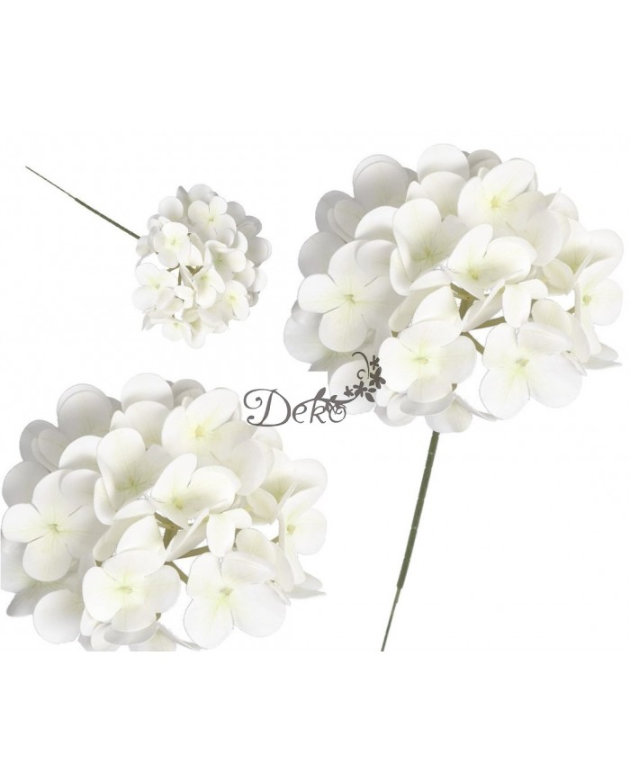 SZTUCZNE KWIATY ROŚLINY HORTENSJA POJEDYNCZA PREMIUM JAK ŻYWA 40CM