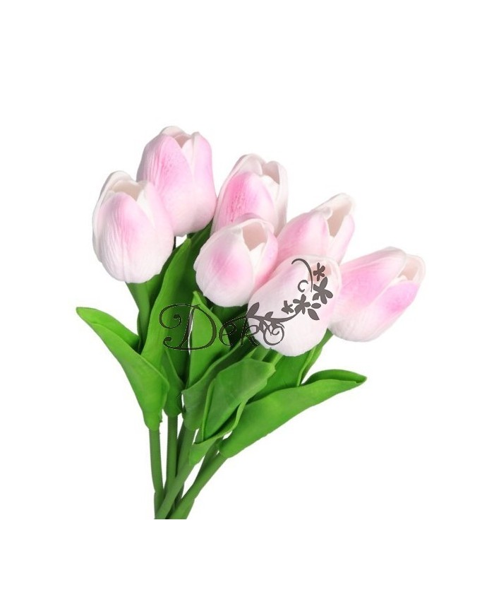 TULIPANY BUKIET TULIPANÓW GUMOWANE GUMOWE SILIKONOWE JAK ŻYWE