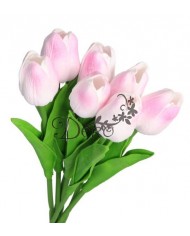 TULIPANY BUKIET TULIPANÓW GUMOWANE GUMOWE SILIKONOWE JAK ŻYWE