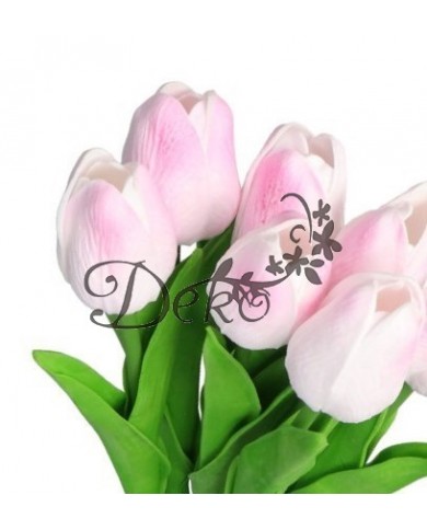 TULIPANY BUKIET TULIPANÓW GUMOWANE GUMOWE SILIKONOWE JAK ŻYWE