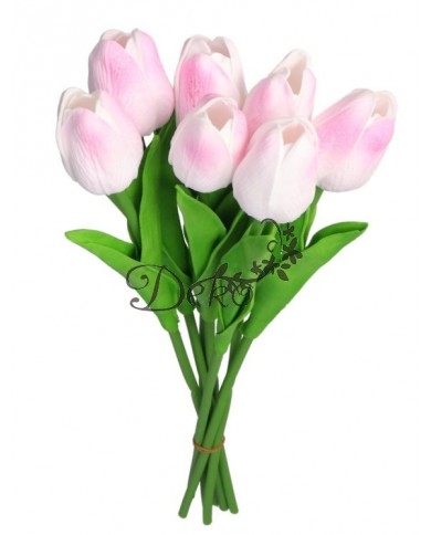 TULIPANY BUKIET TULIPANÓW GUMOWANE GUMOWE SILIKONOWE JAK ŻYWE