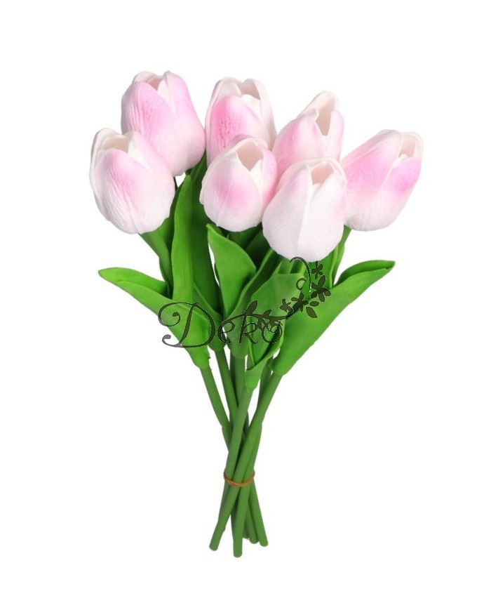 TULIPANY BUKIET TULIPANÓW GUMOWANE GUMOWE SILIKONOWE JAK ŻYWE