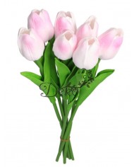 TULIPANY BUKIET TULIPANÓW GUMOWANE GUMOWE SILIKONOWE JAK ŻYWE