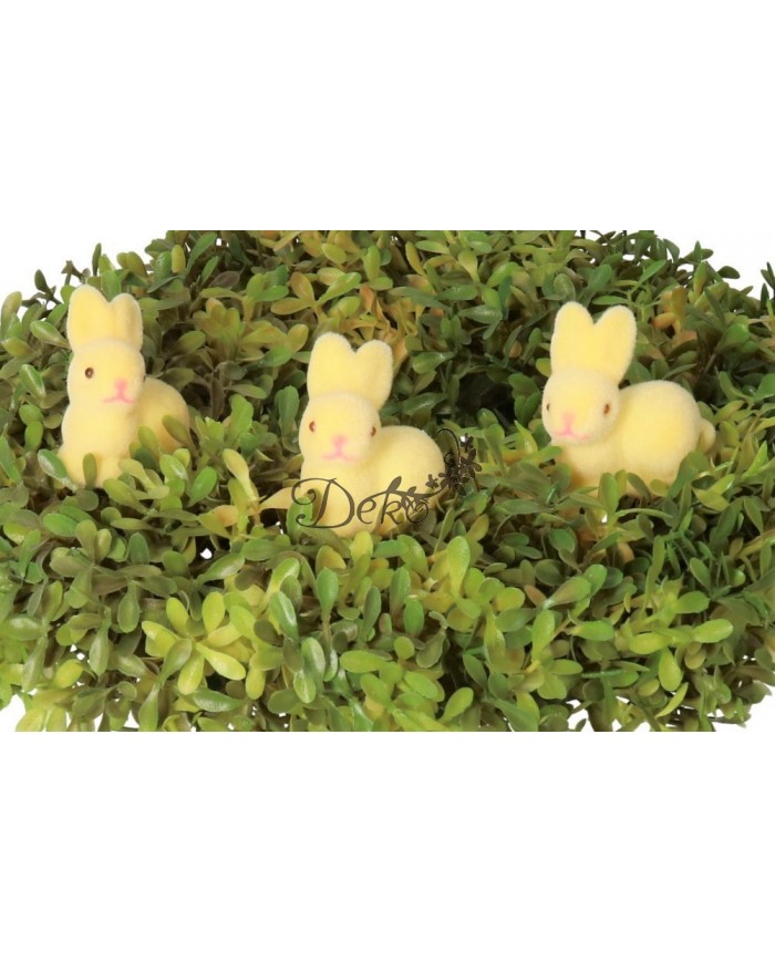 ZAJĄC ZAJĄCZEK WIELKANOCNY ZAJACZKI 3SZT FIGURKA