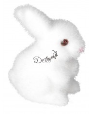 ZAJĄC ZAJĄCZEK WIELKANOCNY FIGURKA OZDOBA DO STROIKA