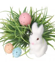 ZAJĄC ZAJĄCZEK WIELKANOCNY FIGURKA OZDOBA DO STROIKA