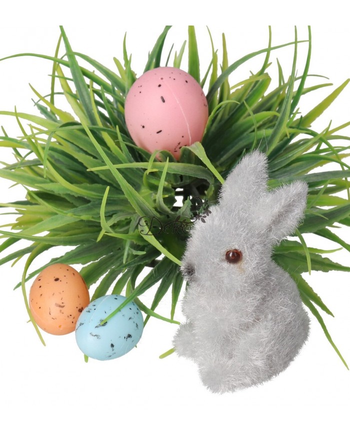 ZAJĄC ZAJĄCZEK WIELKANOCNY FIGURKA OZDOBA DO STROIKA