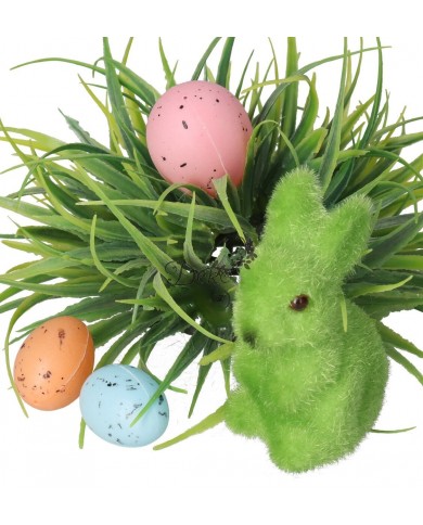 ZAJĄC ZAJĄCZEK WIELKANOCNY FIGURKA OZDOBA DO STROIKA