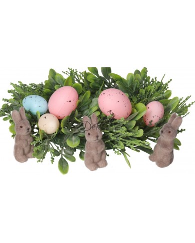 ZAJĄC ZAJĄCZEK WIELKANOCNY ZAJACZKI 3SZT FIGURKA