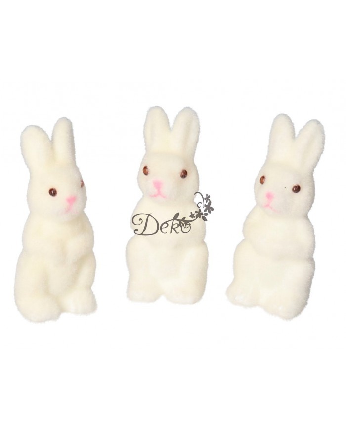 ZAJĄC ZAJĄCZEK WIELKANOCNY ZAJACZKI 3SZT FIGURKA