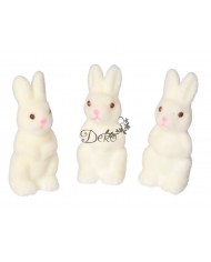 ZAJĄC ZAJĄCZEK WIELKANOCNY ZAJACZKI 3SZT FIGURKA