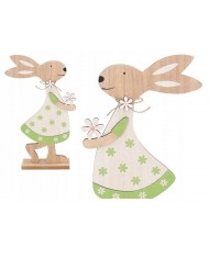 ZAJĄC ZAJĄCZEK WIELKANOCNY DREWNIANY FIGURKA