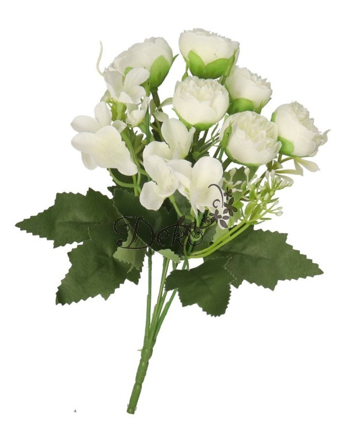 SZTUCZNE KWIATY GAŁĄZKI ROŚLINY PEONIA PIWONIA JAK ŻYWA