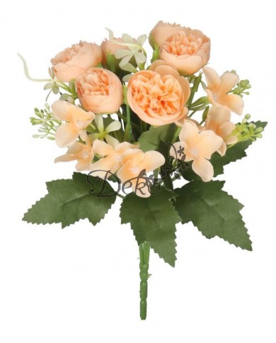 SZTUCZNE KWIATY GAŁĄZKI ROŚLINY PEONIA PIWONIA JAK ŻYWA