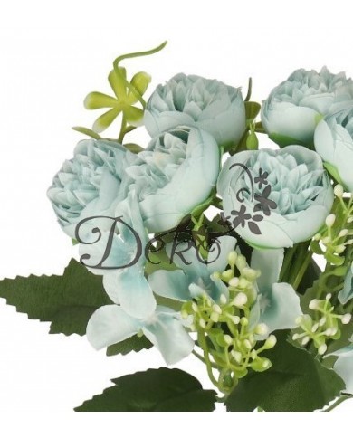 SZTUCZNE KWIATY GAŁĄZKI ROŚLINY PEONIA PIWONIA JAK ŻYWA