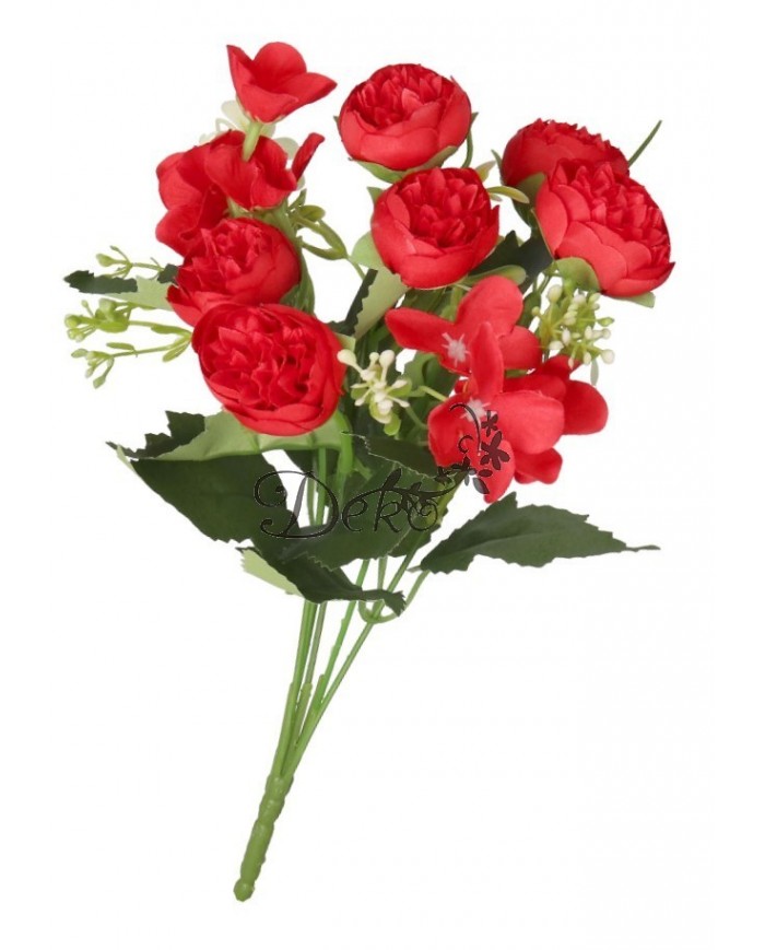 SZTUCZNE KWIATY GAŁĄZKI ROŚLINY PEONIA PIWONIA JAK ŻYWA