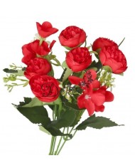 SZTUCZNE KWIATY GAŁĄZKI ROŚLINY PEONIA PIWONIA JAK ŻYWA