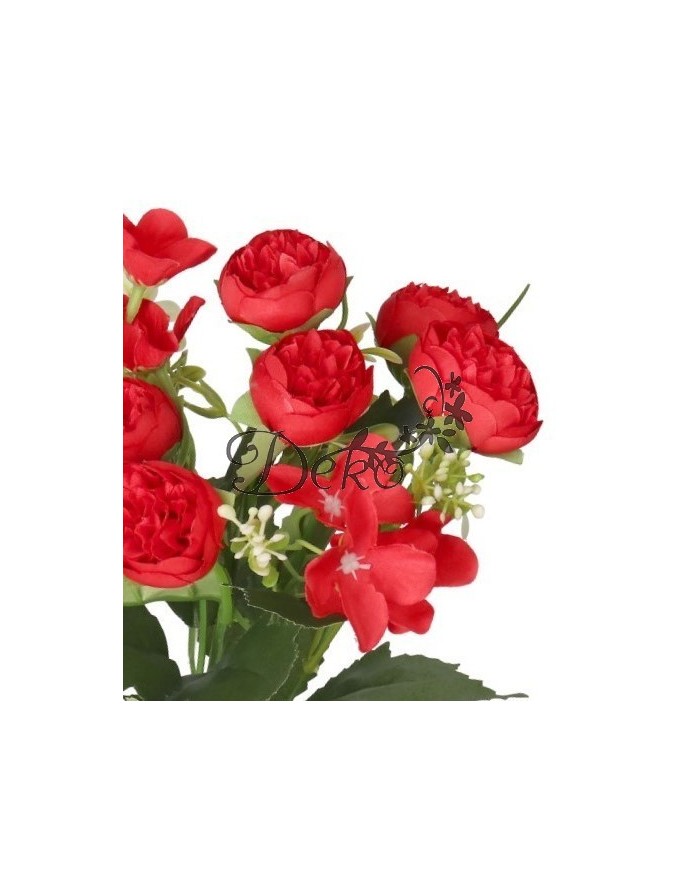 SZTUCZNE KWIATY GAŁĄZKI ROŚLINY PEONIA PIWONIA JAK ŻYWA