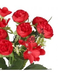 SZTUCZNE KWIATY GAŁĄZKI ROŚLINY PEONIA PIWONIA JAK ŻYWA