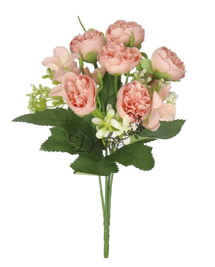 SZTUCZNE KWIATY GAŁĄZKI ROŚLINY PEONIA PIWONIA JAK ŻYWA