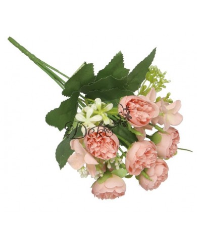 SZTUCZNE KWIATY GAŁĄZKI ROŚLINY PEONIA PIWONIA JAK ŻYWA