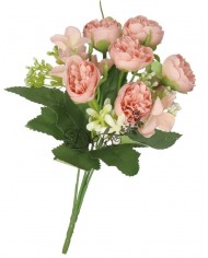 SZTUCZNE KWIATY GAŁĄZKI ROŚLINY PEONIA PIWONIA JAK ŻYWA