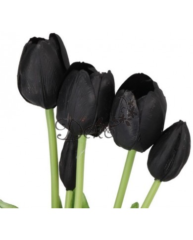 TULIPANY BUKIET TULIPANÓW GUMOWANE GUMOWE SILIKONOWE JAK ŻYWE