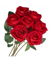 SZTUCZNE KWIATY RÓŻE RÓŻA ZAMSZOWA WELUROWA 46CM