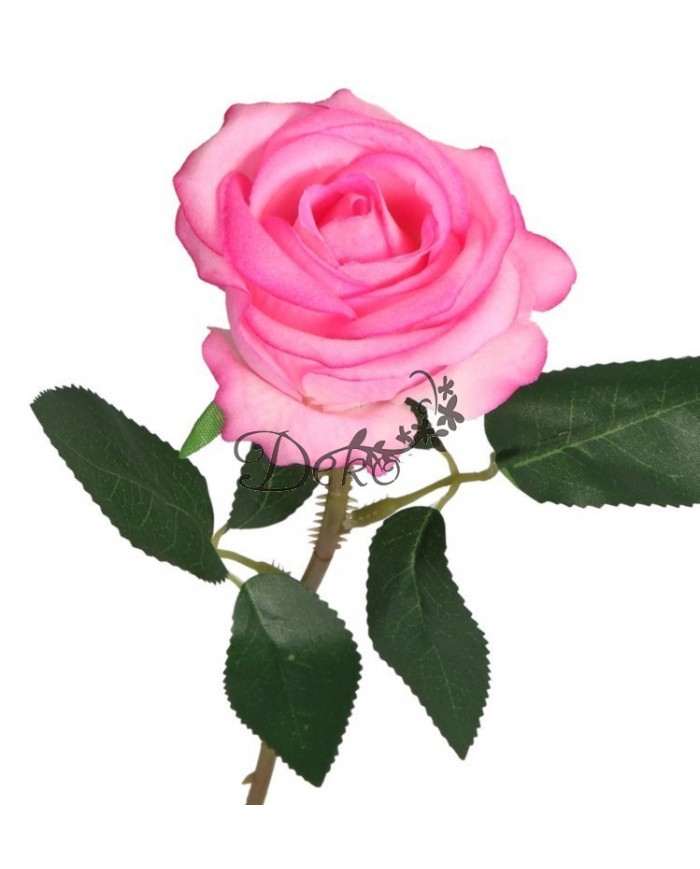 SZTUCZNE KWIATY RÓŻE RÓŻA ZAMSZOWA WELUROWA 46CM