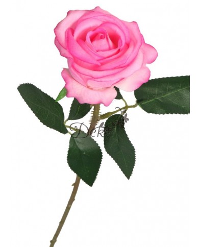 SZTUCZNE KWIATY RÓŻE RÓŻA ZAMSZOWA WELUROWA 46CM