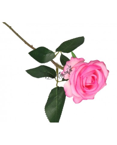 SZTUCZNE KWIATY RÓŻE RÓŻA ZAMSZOWA WELUROWA 46CM