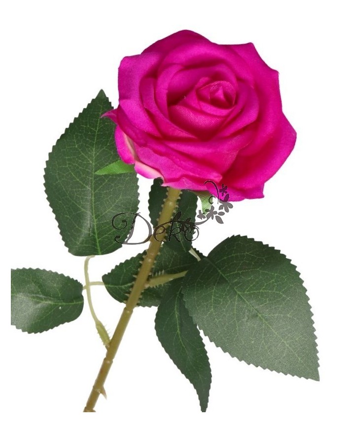 SZTUCZNE KWIATY RÓŻE RÓŻA ZAMSZOWA WELUROWA 46CM