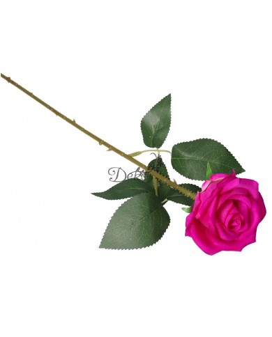 SZTUCZNE KWIATY RÓŻE RÓŻA ZAMSZOWA WELUROWA 46CM