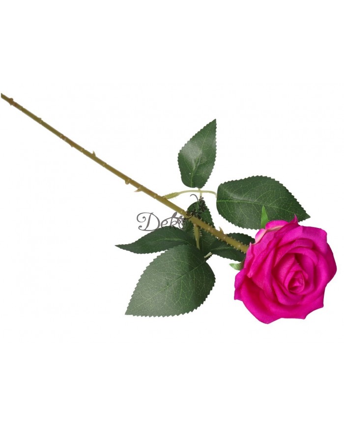 SZTUCZNE KWIATY RÓŻE RÓŻA ZAMSZOWA WELUROWA 46CM