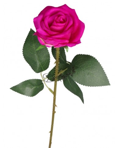 SZTUCZNE KWIATY RÓŻE RÓŻA ZAMSZOWA WELUROWA 46CM