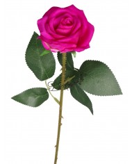 SZTUCZNE KWIATY RÓŻE RÓŻA ZAMSZOWA WELUROWA 46CM