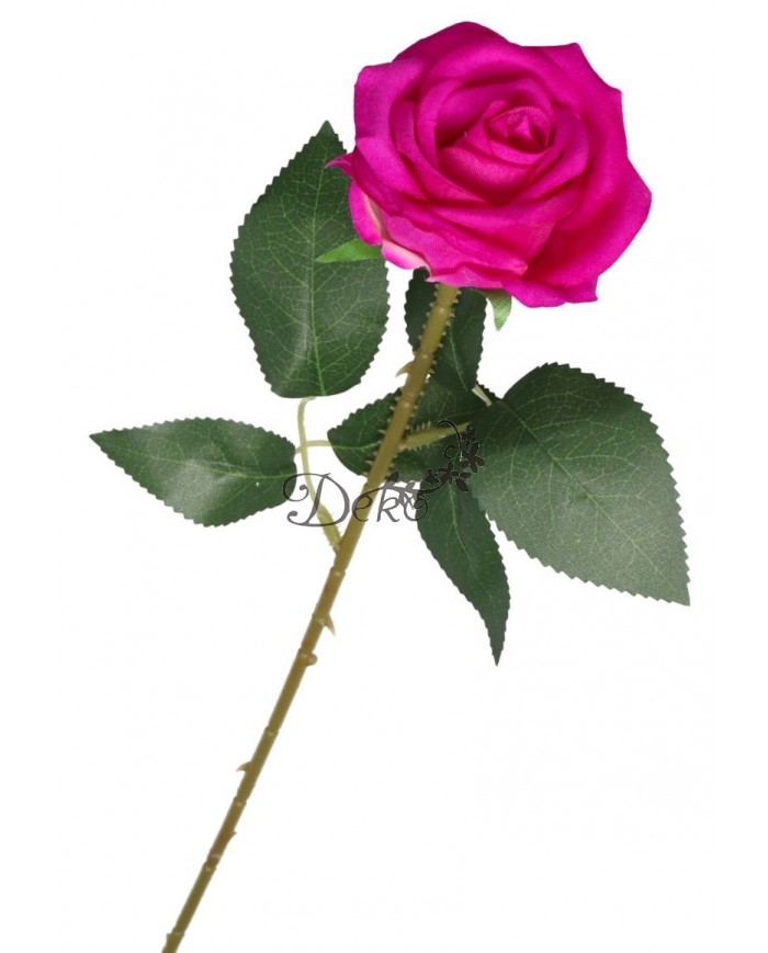 SZTUCZNE KWIATY RÓŻE RÓŻA ZAMSZOWA WELUROWA 46CM