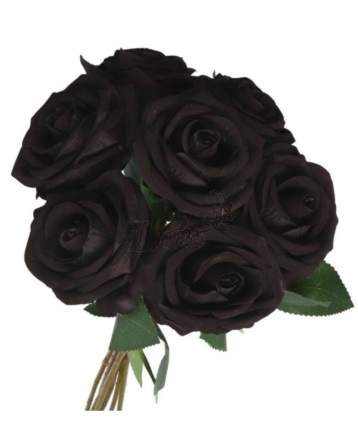 SZTUCZNE KWIATY RÓŻE RÓŻA ZAMSZOWA WELUROWA 46CM