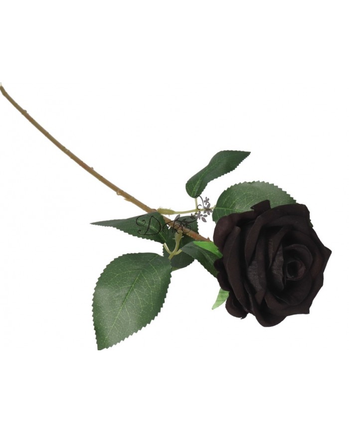SZTUCZNE KWIATY RÓŻE RÓŻA ZAMSZOWA WELUROWA 46CM
