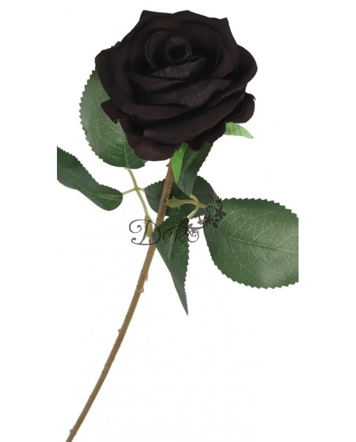 SZTUCZNE KWIATY RÓŻE RÓŻA ZAMSZOWA WELUROWA 46CM