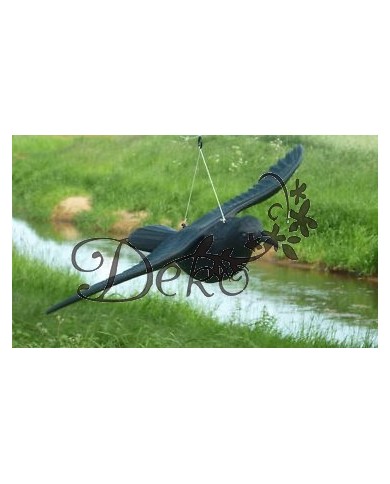 KRUK DUŻY NA BALKON ODSTRASZACZ PTAKÓW W LOCIE