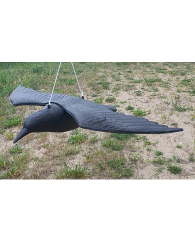 KRUK DUŻY NA BALKON ODSTRASZACZ PTAKÓW W LOCIE