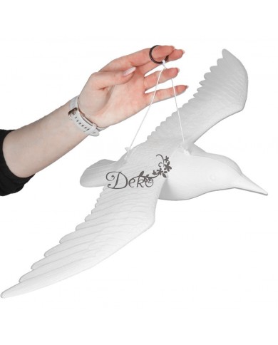 KRUK DUŻY NA BALKON ODSTRASZACZ PTAKÓW W LOCIE PREMIUM BIAŁY