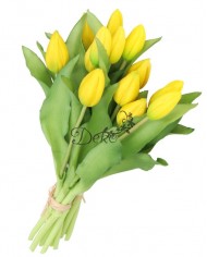 TULIPANY BUKIET TULIPANÓW GUMOWE GUMOWANE JAK ŻYWE 7SZT.