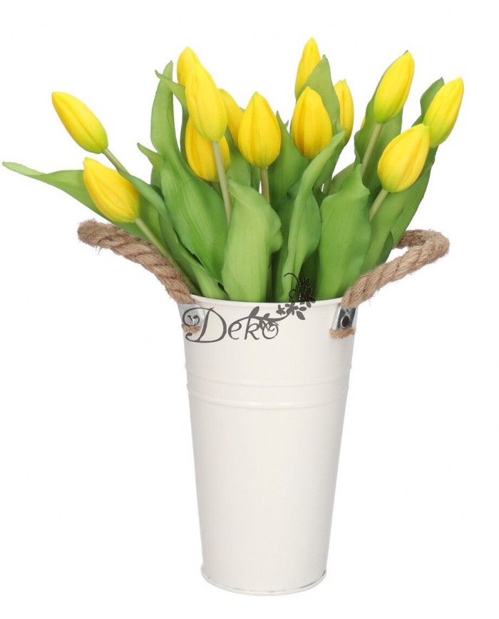 TULIPANY BUKIET TULIPANÓW GUMOWE GUMOWANE JAK ŻYWE 7SZT.